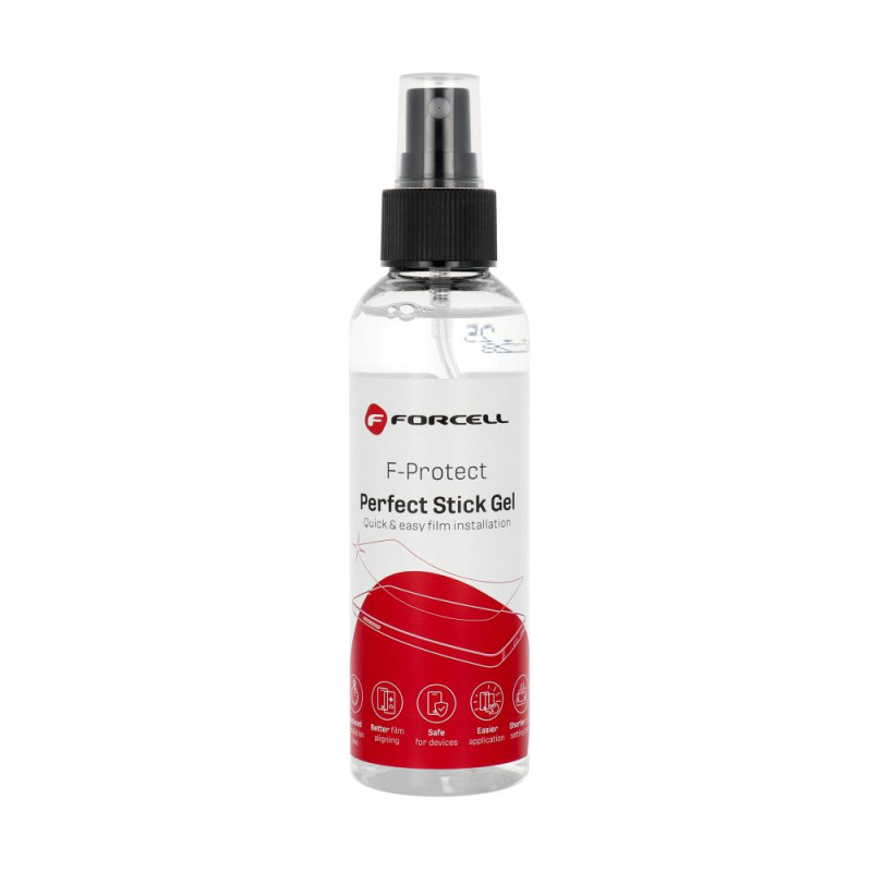 Instalační gel pro fólie Forcell PERFECT STICK GEL pro ochranné sklo a fólie - 150 ml
