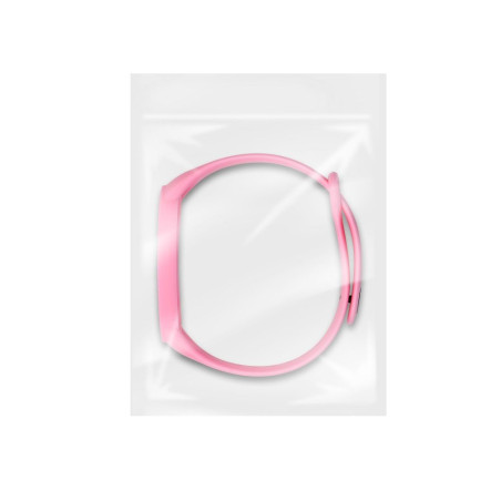 Řemínek Silicone Strap pro Mi Band 5/6/7 – růžová