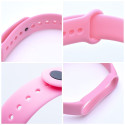 Řemínek Silicone Strap pro Mi Band 5/6/7 – růžová