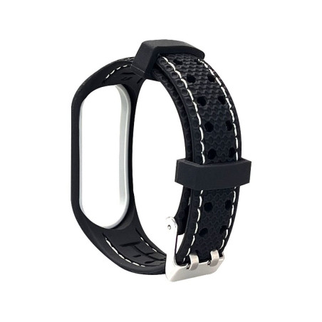 Řemínek elastomer LIFESTYLE pro Mi Band 7 - černá