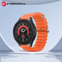 Řemínek Forcell F-Design FS01 pro Samsung 22 mm - oranžová