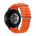 Řemínek Forcell F-Design FS01 pro Samsung 22 mm - oranžová