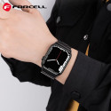 Řemínek Forcell F-DESIGN FA10 pro Apple Watch 38/40/41 mm - černý