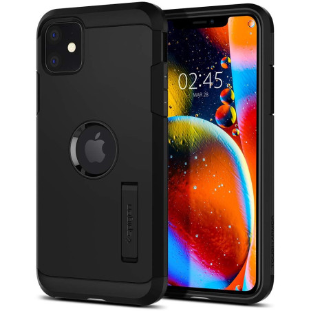 SPIGEN Tough Armor Ultra odolný kryt se stojánkem pro iPhone 11, černý