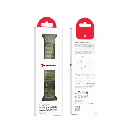 Forcell F-DESIGN řemínek pro Apple Watch - zelený