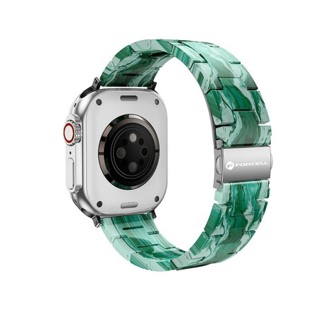 Řemínek Forcell F-Design FA04 pro Apple Watch 38/40/41 mm - zelená