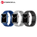 Řemínek Forcell F-DESIGN FA10 42 / 44 / 45 / 49 mm pro Apple Watch - modrá