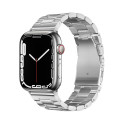 Řemínek Forcell FA10 42 / 44 / 45 / 49 mm pro Apple Watch - stříbrná