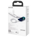 BASEUS CALYS-B02 Superior datový a nabíjecí kabel USB/Lightning 12W, 1,5m, bílý