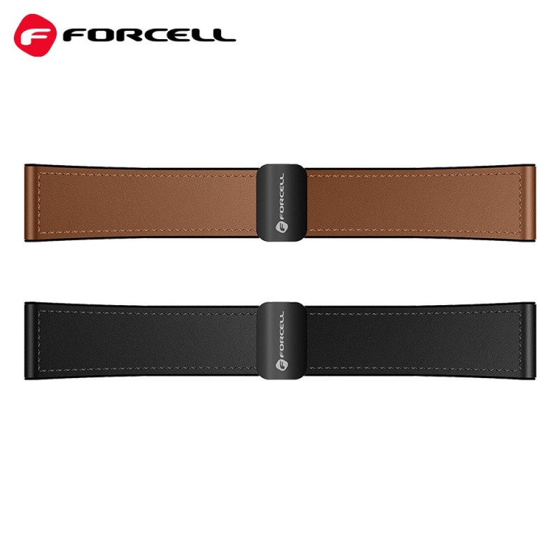 Řemínek Forcell F-DESIGN FS20 pro Samsung Galaxy Watch (20 mm) - hnědá