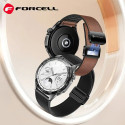 Řemínek Forcell F-DESIGN FS20 20 mm pro Galaxy Watch - hnědá