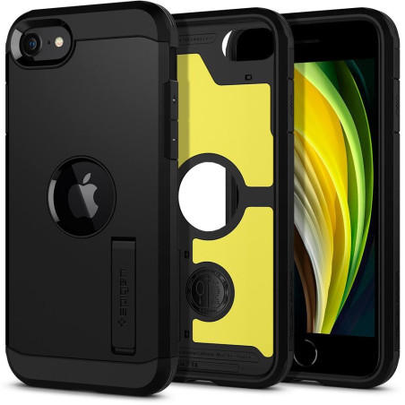 SPIGEN Tough Armor Ultra odolný kryt se stojánkem pro iPhone SE 2020/22, černý