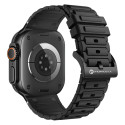 Řemínek Forcell FA06 pro Apple Watch 38/40/41 - černý