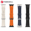 Řemínek Forcell F-Design FA06 pro Apple Watch 38/40/41 mm bílý