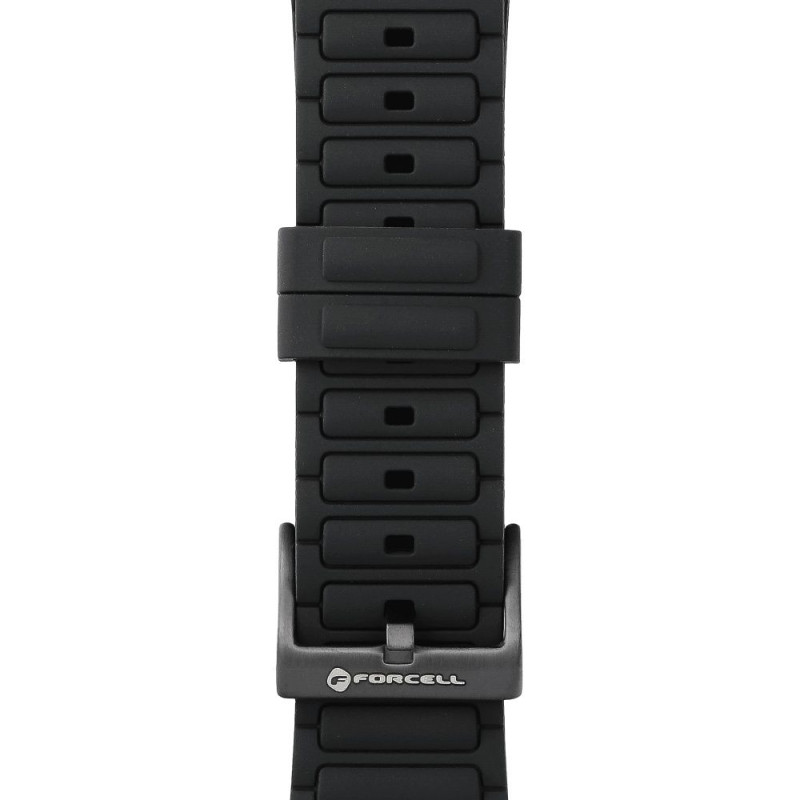 Řemínek Forcell F-Design FA06 pro Apple Watch 42 / 44 / 45 / 49 mm - černý
