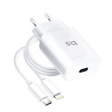 Nabíječka Blue Star TFK-TC-1099C 18W PD/Quick Charge - bílá