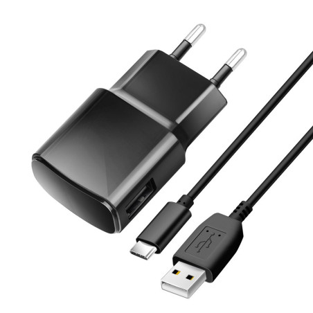 Blue Star TFK-TC-1100B 10W nabíječka USB A/USB-C – černá