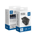 Nabíječka Blue Star GaN VT-43 65W (2×USB-C + USB-A) černá