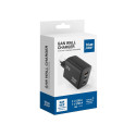 Nabíječka Blue Star GaN VT-43 65W (2×USB-C + USB-A) černá