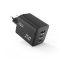 Nabíječka Blue Star GaN VT-43 65W (2×USB-C + USB-A) černá
