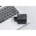 Nabíječka Blue Star GaN VT-43 65W (2×USB-C + USB-A) černá