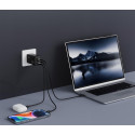 Nabíječka Blue Star GaN VT-43 65W (2×USB-C + USB-A) černá