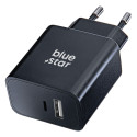 Nabíječka Blue Star TFB-TC-25WPD USB-C + USB-A pro mobilní zařízení - černá