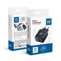 Nabíječka Blue Star TFB-TC-25WPD USB-C + USB-A pro mobilní zařízení - černá