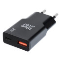 Nabíječka Blue Star Slim GaN 25W PD/QC4.0 (TFK-SC-25WAC) černá
