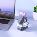 Nabíječka Hoco 3v1 MagSafe - černá