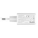 Nabíječka VEGER 65W USB-A + USB-C PD QC3.0 - bílá