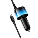 Nabíječka do auta Hoco Z69A 3× port USB-C/USB-A - černá