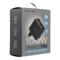 Nabíječka X-One CHARGEGO GaN s LCD 100W 2× USB-C - černá
