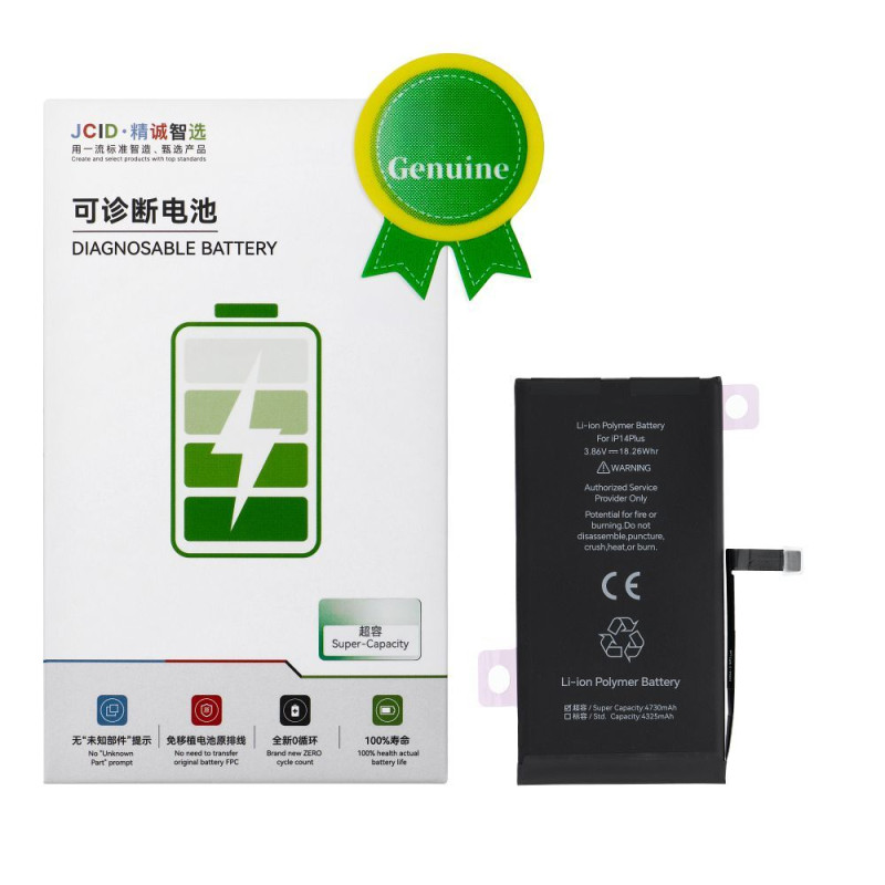Baterie JCID Diagnosable Genuine Battery pro iPhone 14 PLUS - high capacity