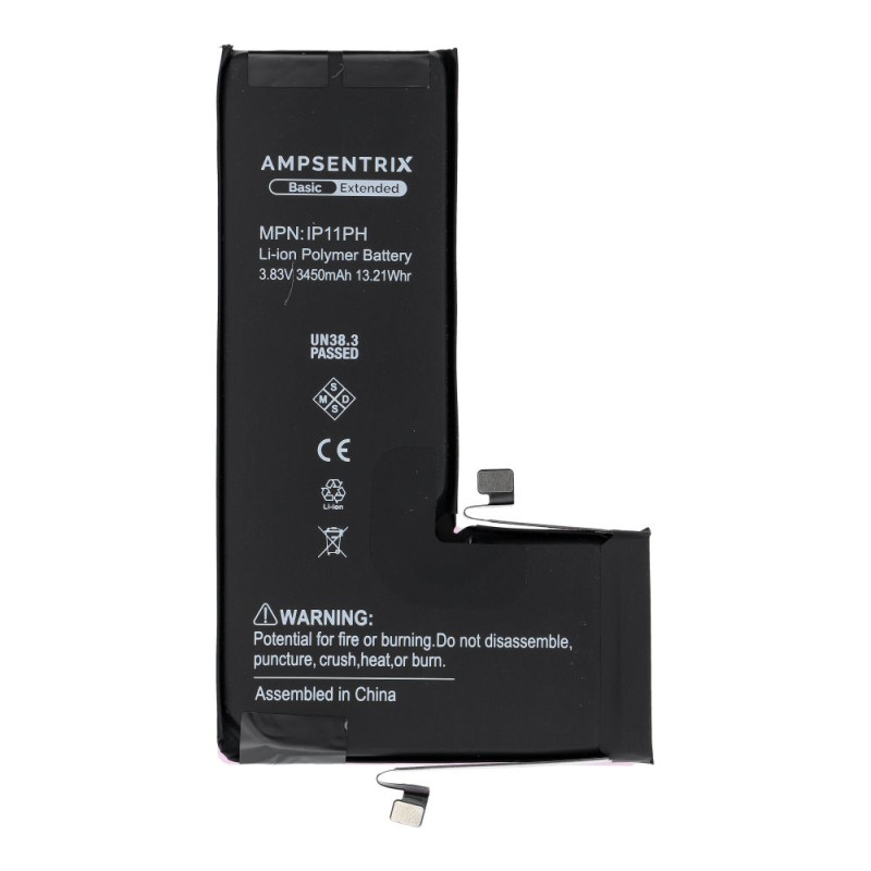 Baterie AmpSentrix Basic pro iPhone 11 Pro - zvýšená kapacita (3450 mAh)