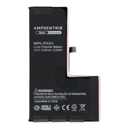 Baterie AmpSentrix BASIC iPhone XS 3150 mAh