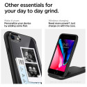 SPIGEN Ultra Hybrid 2 odolný kryt pro iPhone 7/8/SE20/SE22, černá/čirá