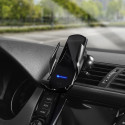 Držák Forcell HS1 Qi 15W do auta – černý