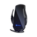 Držák Forcell HS1 Qi 15W do auta – černý