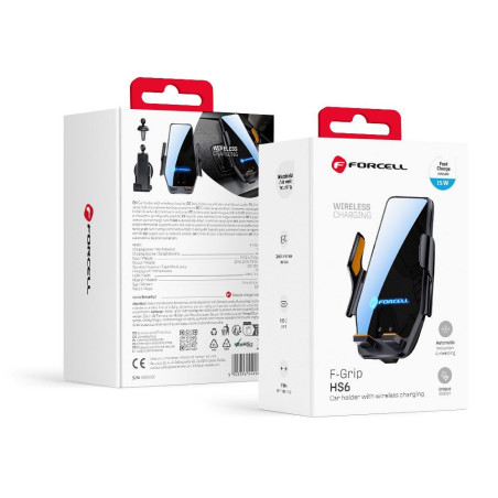 Forcell F-GRIP HS6 držák do auta 15W černý
