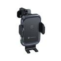 Forcell F-GRIP GRAND 15W bezdrátový držák do auta – stříbrný