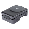 Forcell F-ENERGY FLEX PRO 3v1 nabíječka Qi2 MagSafe - stříbrná