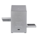 Forcell F-ENERGY 3v1 Qi2/MagSafe nabíječka – stříbrná
