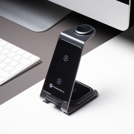Forcell F-ENERGY 3in1 Simply Charge nabíječka šedá