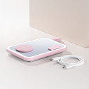 FORCELL F-ENERGY Mag Mirror 3v1 MagSafe nabíječka - růžová