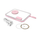 FORCELL F-ENERGY Mag Mirror 3v1 MagSafe nabíječka - růžová