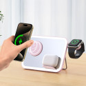 FORCELL F-ENERGY Mag Mirror 3v1 MagSafe nabíječka - růžová