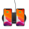 Mophie Universal Wireless Dual 2x10W nabíječka - černá