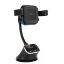 Držák do auta 4v1 MP3TR FM-09 pro bezdrátové nabíjení