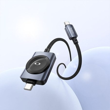 Hoco CW66 kabel USB-C 2v1 pro Apple Watch černý